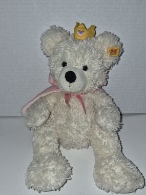 Steiff Princess Lotte plush bear With Crown And Cape